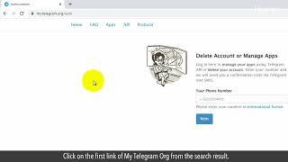 How to Delete Telegram Account