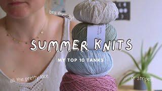 TOPS TO KNIT THIS SUMMER ~ basics, lace & stripes | knitting inspiration | pages & purls