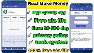 Best High Quality Earning App Aia File 2020Free | Earning App Professional Aia File Free Download.