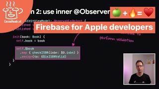   +   = ️   Firebase for Apple Developers, by Peter Friese (English)