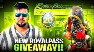 M20 Royal Pass | 1 To 50 Rp Rewards | ROYAL PASS GIVE AWAY