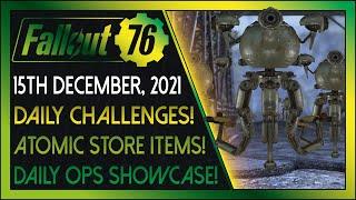 Fallout 76: Daily News! [15th December, 2021] - Atomic Store Update! Daily Challenges and Daily Ops!