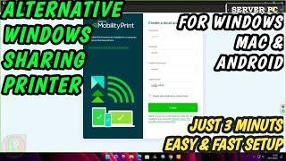 [Windows Sharing Printer] Cara Sharing Printer Di Windows 8.1 10 11 Dengan Papercut Mobility Print