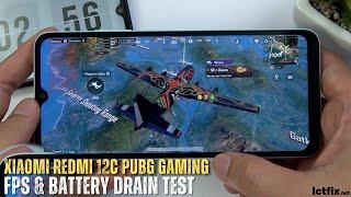 Xiaomi Redmi 12C PUBG Mobile Gaming test | Helio G85, 4GB RAM