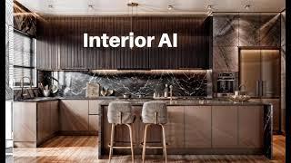 Interior AI - Sketch to render - Kitchen Interior