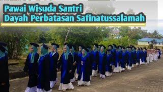 Pawai wisuda santri Dayah Safinatussalamah angkatan ke VII