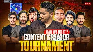 Day 4 All Content Creators Tournament | Pubg Mobile | HOW BRAND LIVE