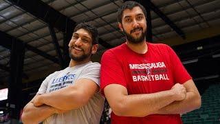 Indian Basketball Pioneers Satnam Singh, Sim Bhullar Match Up!