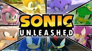 Sonic Unleashed: Multiple Characters Playthrough (All Day Stages)