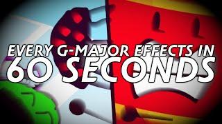 BFDIA 3 But Every G-Major Effects in 60 Seconds [1-7]