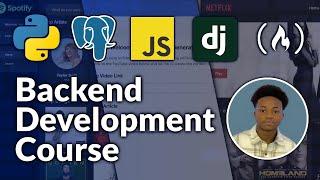 Learn Python Backend Development by Building 3 Projects [Full Course]