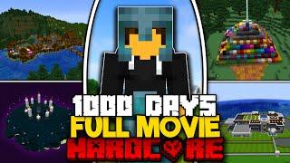 I Survived 1000 Days in Minecraft Hardcore [FULL MINECRAFT MOVIE]