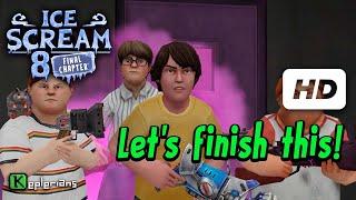 ICE SCREAM 8 TRUE ENDING UPDATE Full CUTSCENES | Let's finish this! | High Definition