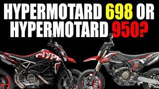 2024 Ducati Hypermotard 698 vs. Hypermotard 950: Which is better? Owner recommendation.