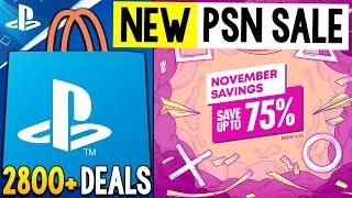 GIGANTIC NEW PSN SALE LIVE NOW! PSN NOVEMBER SAVINGS Sale 2800+ Deals (NEW PlayStation Deals 2024)