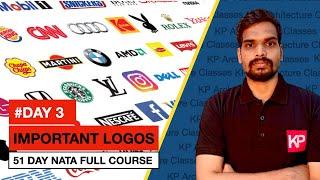 Day-3 NATA & JEE-2 Exam Preparation 2024 | Important LOGOs by R.H Chandar Sir