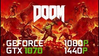 Doom 2016 vs Nvidia GTX 1070 | Intel Core i7 6820HK | 1080p | 1440p | Benchmark | Gameplay | Test