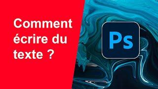 Comment générer du texte dans Photoshop?