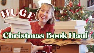 huge christmas book haul & unboxing  (I bought myself way too many books lol)