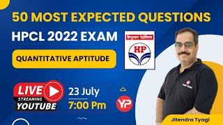 Quantitative Aptitude | HPCL 2022 | 50 Most expected questions for HPCL 2022 Exam preparation