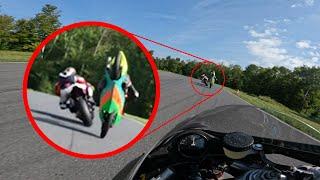 Who's At Fault? Motorcycle Track Day Crash