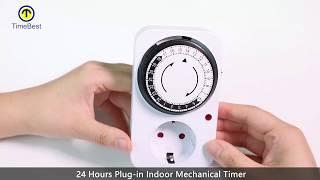 [Timer Manufacturer] How to Use the 24 Hours Plug-in Mechanical Timer?