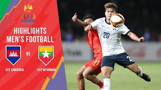 HIGHLIGHTS | U22 CAMBODIA -  U22 MYANMAR | GROUP A CAMBODIA SEA GAMES 32