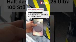 Härtetest Samsung Galaxy S25 Ultra: Hält es 100 Stürze aus? (Stiftung Warentest)