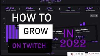 How To Grow On Twitch in 2022 - How To Go Full Time