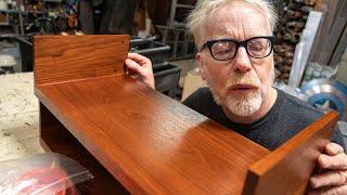 Adam Savage Builds Bookshelves for Mrs. Donttrythis!