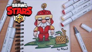 HOW TO DRAW Brawl Stars MERCHANT GALE