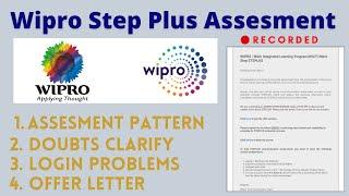 Wipro Steplus Assesment Test-2023 Updated | Wipro WILP | WIMS vs WASE | Doubts Clarified