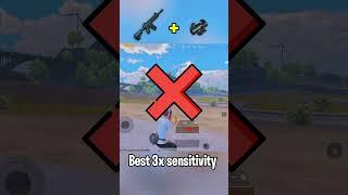  3X Scope No Recoil Sensitivity | Master 4X Zero Recoil Spray with Gyroscope #pubgmobile #ciaopubg