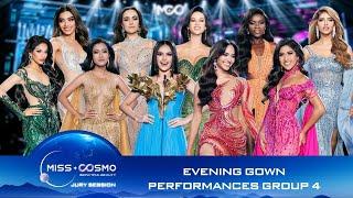 PERFORMANCES GROUP 4 – EVENING GOWN | JURY SESSION | MISS COSMO 2024