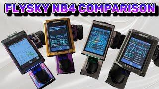 Flysky comparison vid NB4, NB4+, NB4 Pro, NB4 Pro+