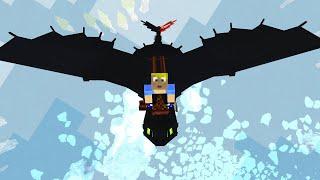 Drachenzähmen leicht gemacht in Minecraft! Ohnezahn fliegen & mehr!