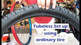 MTB tubeless set up - non tubeless tires