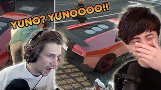 xQc runs into Sykkuno, literally | BOTH POVS | GTA V RP NoPixel 3.0