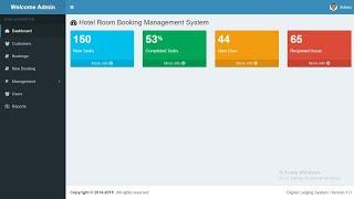 Hotel Room Booking Management System in PHP MySQL with Source Code