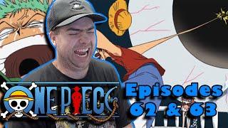 Luffy punched a whale, and I almost died laughing!! | One Piece Ep 62 & 63 Reaction