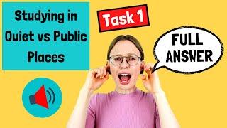 TOEFL Speaking Practice Task 1 - FULL SAMPLE ANSWER - Study Habits