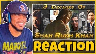 3 Decades Of SRK REACTION!!!| Tribute To The Legend Of Indian Cinema 2022 | SRK SQUAD |