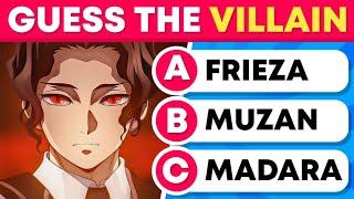 Try to Guess the Villain Character  Anime Quiz  Anime Test 