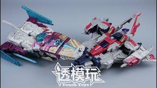 【SwiftTransform】VECTOR PRIME vs STARSCREAM!  CYBERTRON UNIVERSE LEGACY  Transformers 透模玩速變 變形金剛銀河之力