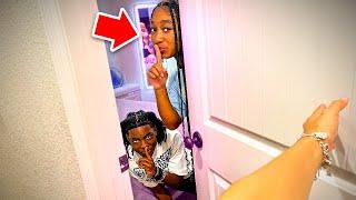 I CAUGHT THEM WITH THE DOOR LOCKED **BUSTED**