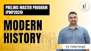 Prelims Master Program (PMP 2024) | MODERN HISTORY | by Vishal Singh | LevelUp IAS