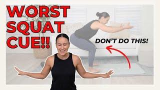 Worst Cue:  Don’t Squat Into Your Heels