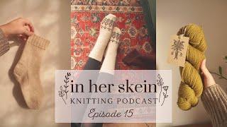 A free pattern, festive socks & new ideas! In Her Skein Knitting Podcast Ep. 15