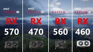 RX 570 vs RX 470 vs RX 560 vs RX 460 Test in 7 Games