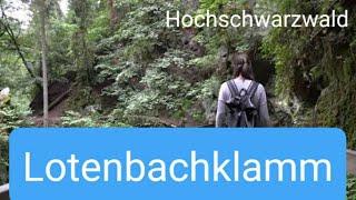 Wanderung in der Lotenbachklamm - Wandern im Hochschwarzwald